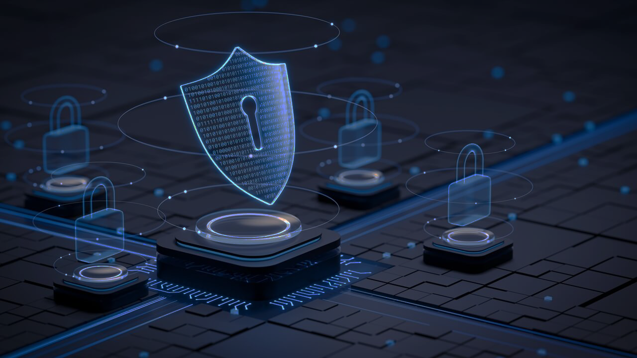 Abstract security background